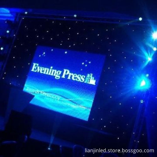 Indoor LED Video Display with 6mm Pixel Pitch, 6 to 200m Viewing Distance and 1/8 Static Mode